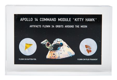 Lot #3352 Apollo 14 Flown Heatshield and Kapton Foil Display - Image 1