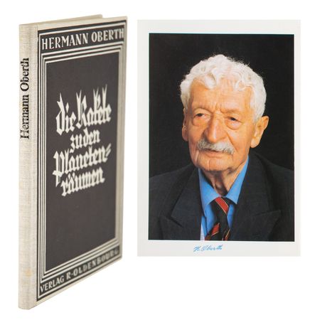 Lot #3640 Hermann Oberth Signed Book - Image 1