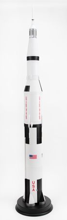 Lot #3629 Frank Borman Signed Saturn V Rocket Model - Image 3