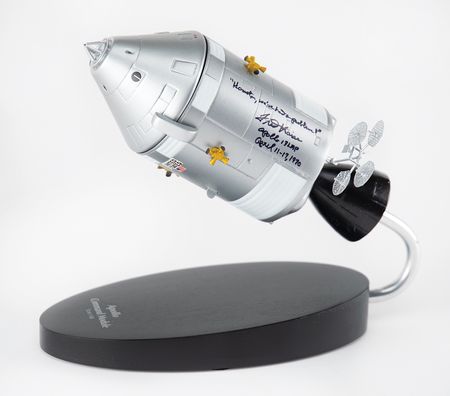 Lot #3630 Fred Haise Signed Apollo Command Module Model - Image 1