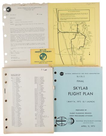 Lot #3518 Skylab Flight Plans - Image 1