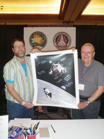 Lot #3469 Apollo Astronauts Signed Print - Image 5