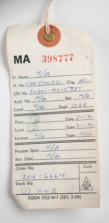 Lot #3112 Apollo Saturn V: Lunar Module Adaptor (SLA) Spring Thruster - Image 8