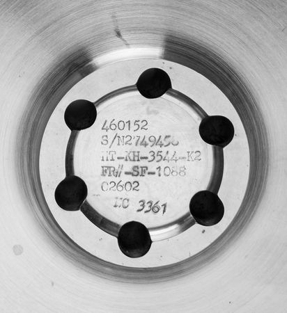 Lot #3111 Apollo Saturn V: J-2 Rocket Engine Turbopump First Stage Turbine Wheel - Image 2