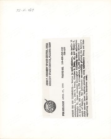 Lot #3424 Charlie Duke Signed Photograph - Image 2