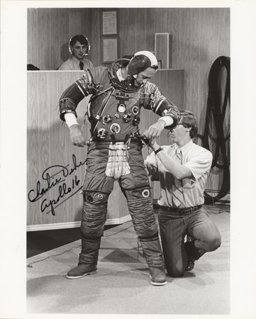 Lot #3425 Charlie Duke Signed Photograph - Image 1