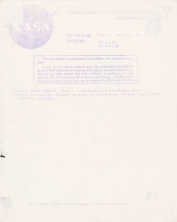 Lot #3426 Charlie Duke Signed Photograph - Image 2