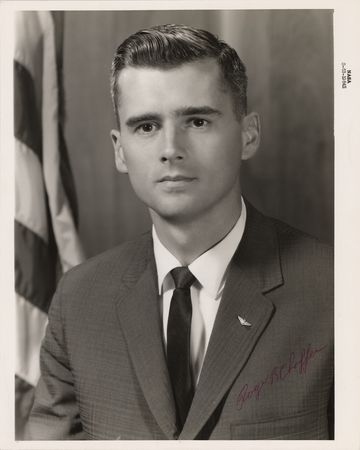 Lot #3134 Roger Chaffee Signed Photograph