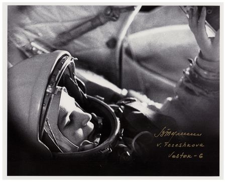 Lot #3612 Valentina Tereshkova Signed Photograph