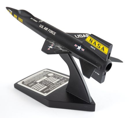 Lot #3635 Pete Knight Signed X-15 Model - Image 1