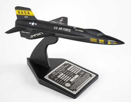 Lot #3635 Pete Knight Signed X-15 Model - Image 3