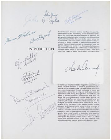 Lot #3475 Moonwalkers Signed Book - Image 2