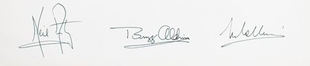 Lot #3204 Apollo 11 Signed Foil Etching - Image 2