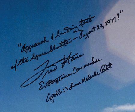 Lot #3538 Fred Haise Signed Photograph - Image 2
