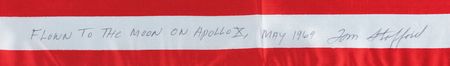 Lot #3179 Tom Stafford's Apollo 10 Flown Oversized Flag - Image 2