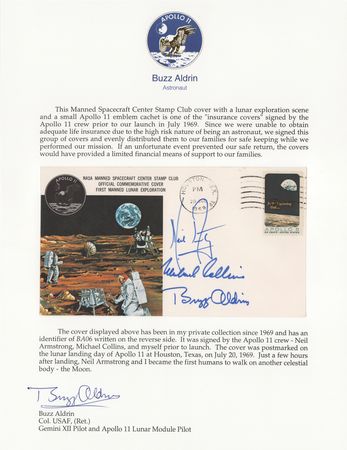 Lot #3198 Buzz Aldrin's Apollo 11 'Type 1'