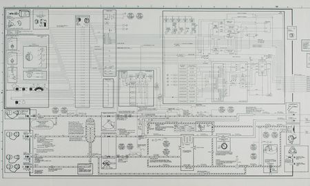 Lot #3312 Fred Haise's Apollo 13 Flown EMU Schematic - Image 5