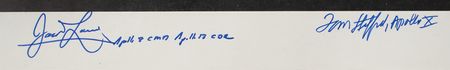 Lot #3467 Apollo Astronauts (9) Multi-Signed Lunar Chart - Image 3