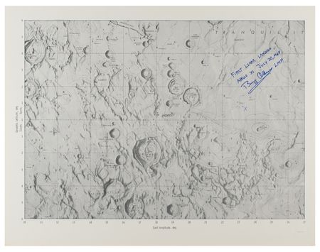 Lot #3188 Buzz Aldrin Signed Apollo 11 Landing