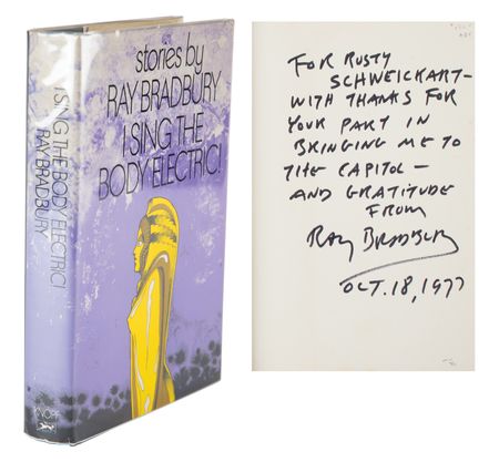 Lot #3168 Ray Bradbury Signed Book Inscribed to Rusty Schweickart - Image 1