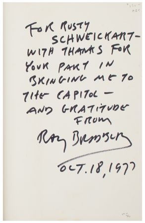 Lot #3168 Ray Bradbury Signed Book Inscribed to Rusty Schweickart - Image 2