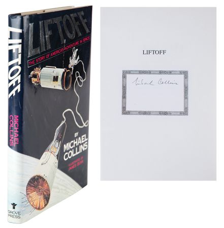 Lot #3263 Michael Collins Signed Book - Image 1