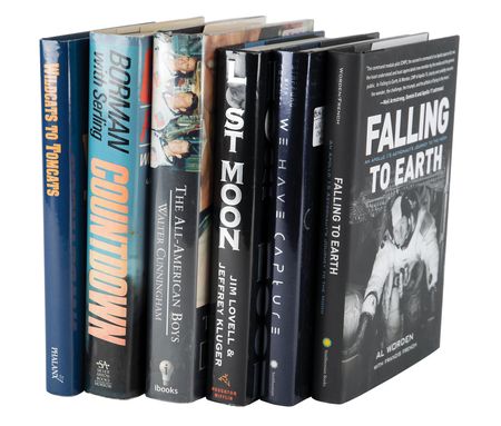 Lot #3483 Apollo Astronauts (6) Signed Books - Image 1