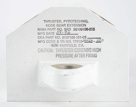 Lot #3570 STS-110 Flown Nose Gear Pyro Thruster - Image 5