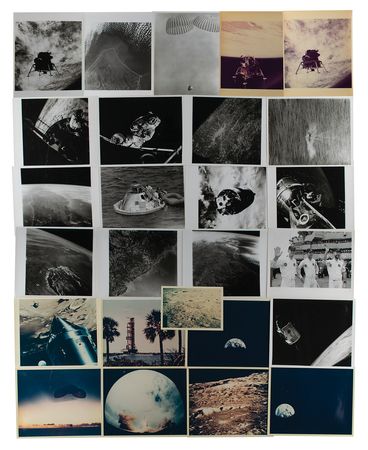 Lot #3162 Apollo 9 and 10 Photograph Collection