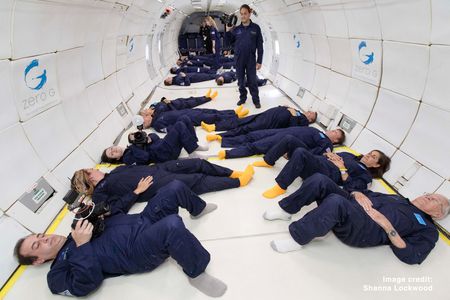 Lot #3725 Zero Gravity Flight with Apollo 16 Moonwalker Charlie Duke - Image 2