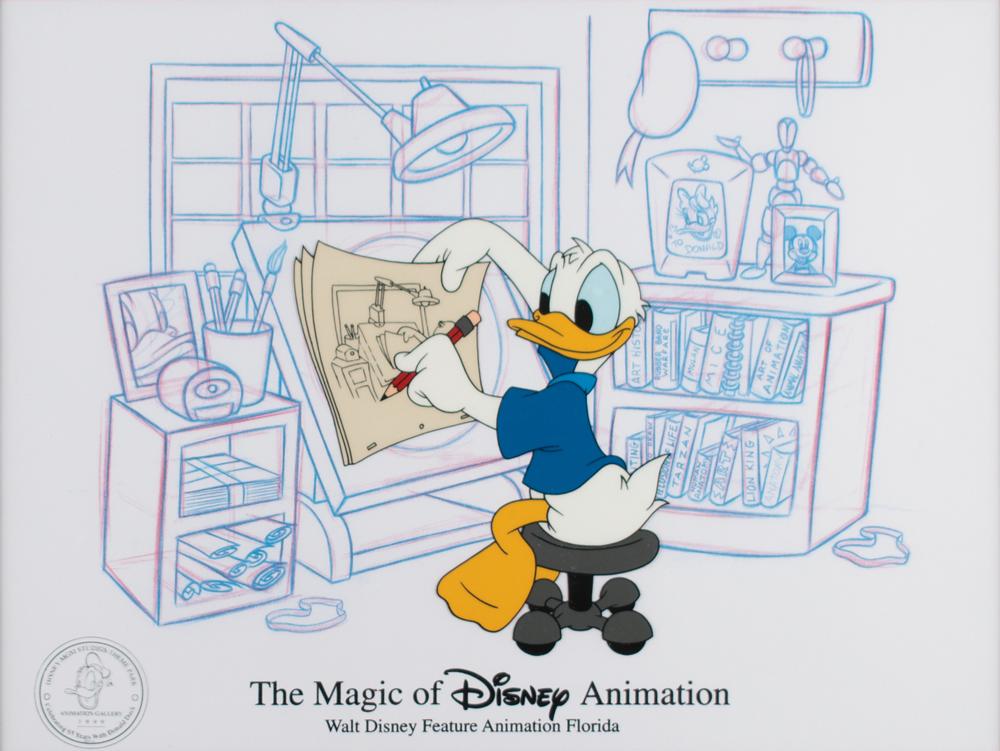 65 Years with Donald Duck limited edition cel from the