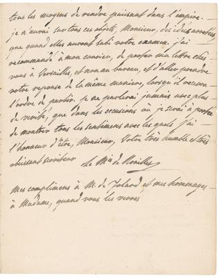 Lot #335 Emmanuel Marie Louis de Noailles - Image 2