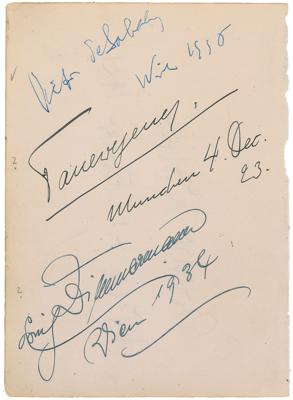 Lot #704 Conductors and Singers - Image 1