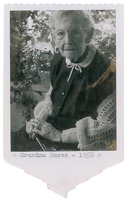 Lot #611 Grandma Moses Signed Photograph - Image 3