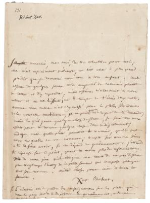 Lot #190 Xavier Bichat Autograph Letter Signed - Image 1