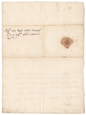 Lot #201 Pope Clement VII Letter Signed - Image 2