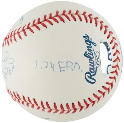 Lot #911 NY Pitchers: Cone, Gooden, and Guidry (3) Signed Baseballs - Image 5