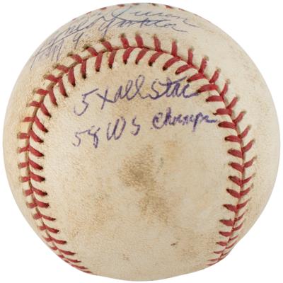 Lot #917 NY Yankees Pitchers: Duren, Reynolds, and Shantz (3) Signed Baseballs - Image 6