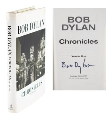 Lot #695 Bob Dylan Signed Book - Image 1