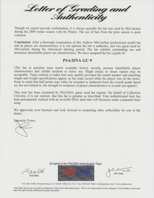 Lot #905 Andrew McCutchen's Game-Used Baseball Bat - Image 3