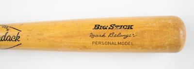 Lot #877 Mark Belanger's Game-Used Baseball Bat - Image 1