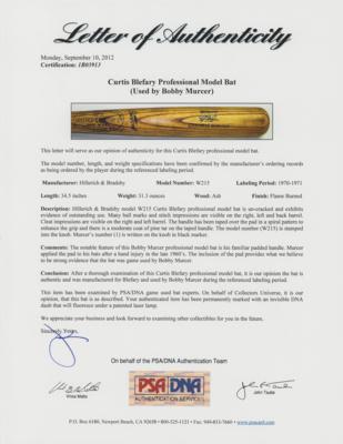 Lot #907 Bobby Murcer's Game-Used Baseball Bat - Image 3