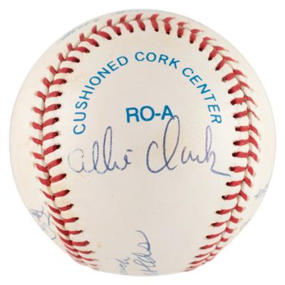Lot #926 NY Yankees: Old-Timers Signed Baseball - Image 2