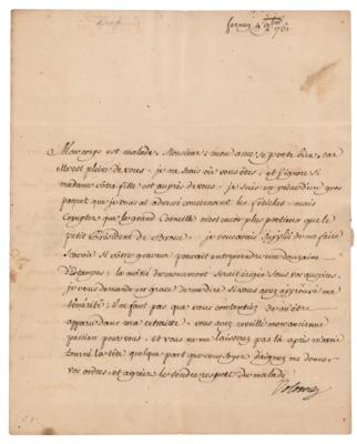 Lot #636 Voltaire Letter Signed - Image 1