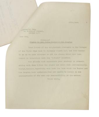 Lot #211 Titanic: Helene Baxter Letters (3) - Image 3