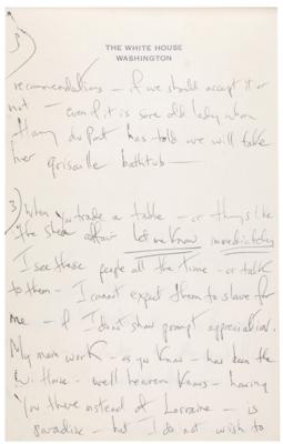 Lot #63 Jacqueline Kennedy White House Restoration Archive - Image 34