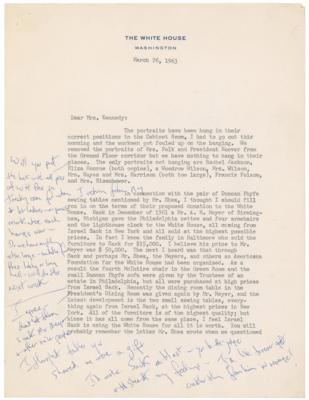 Lot #63 Jacqueline Kennedy White House Restoration Archive - Image 8