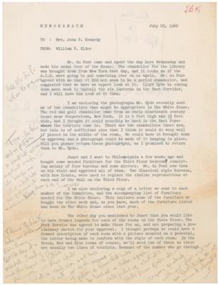 Lot #63 Jacqueline Kennedy White House Restoration Archive - Image 9