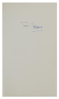 Lot #676 Tom Stoppard Signed Book - Image 2
