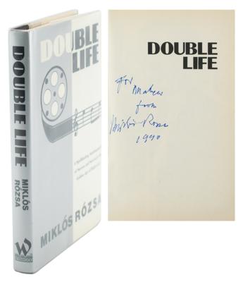 Lot #713 Miklos Rozsa Signed Book - Image 1